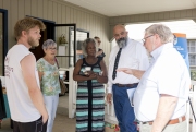July 18, 2025: State Senator James Andrew Malone (D-36, Lancaster) welcomed constituents and community members to the official grand opening celebration for his district office in downtown Lititz. Senator Malone is the first Democrat elected to the State Senate from Lancaster in over 130 years.