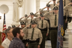 July 18, 2025: Senator James Malone attends the 2025 Waterways Conservation Officers' Graduation Ceremony.