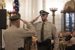 July 18, 2025: Senator James Malone attends the 2025 Waterways Conservation Officers' Graduation Ceremony.