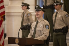 July 18, 2025: Senator James Malone attends the 2025 Waterways Conservation Officers' Graduation Ceremony.