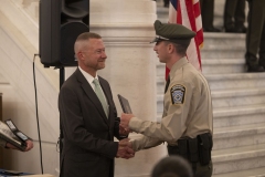 July 18, 2025: Senator James Malone attends the 2025 Waterways Conservation Officers' Graduation Ceremony.