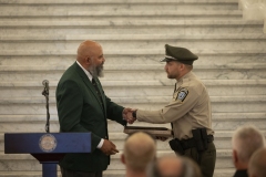 July 18, 2025: Senator James Malone attends the 2025 Waterways Conservation Officers' Graduation Ceremony.