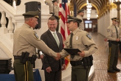 July 18, 2025: Senator James Malone attends the 2025 Waterways Conservation Officers' Graduation Ceremony.