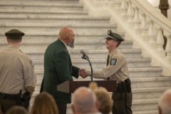 July 18, 2025: Senator James Malone attends the 2025 Waterways Conservation Officers' Graduation Ceremony.