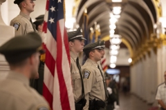 July 18, 2025: Senator James Malone attends the 2025 Waterways Conservation Officers' Graduation Ceremony.
