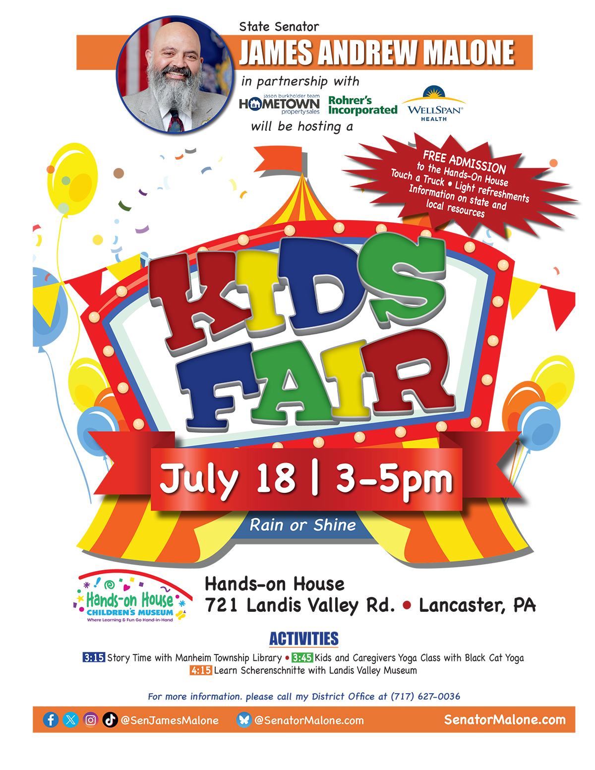Kids Fair - July 18, 2026