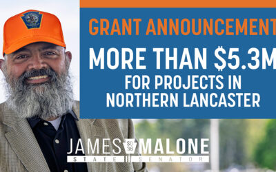 Senator Malone Announces More Than $5.3 Million in LSA Funding for Projects in the 36th Senatorial District